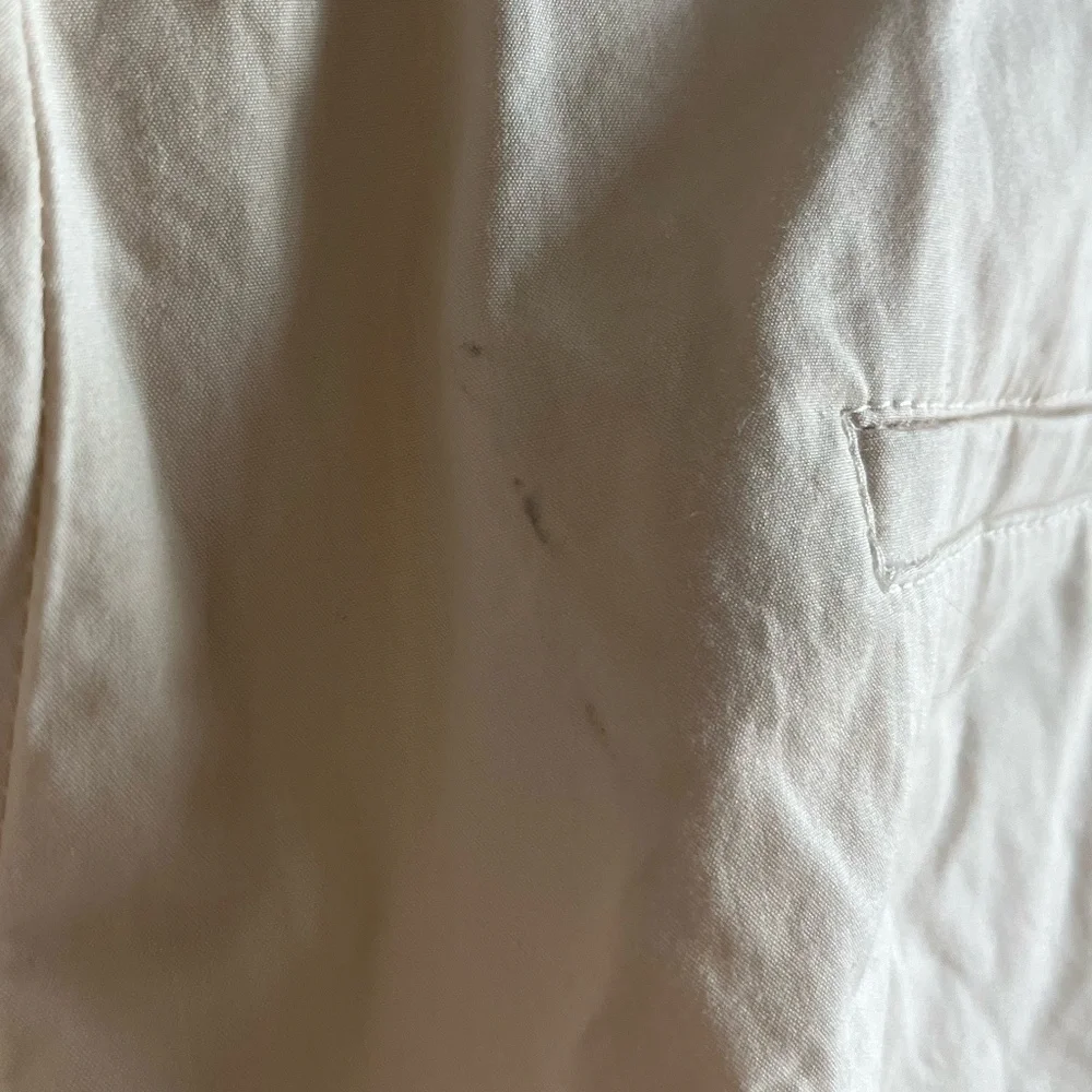 NWT NANUSHKA | GINI - Heavy Poplin High Rise Tailored Pants - Creme | Size Large